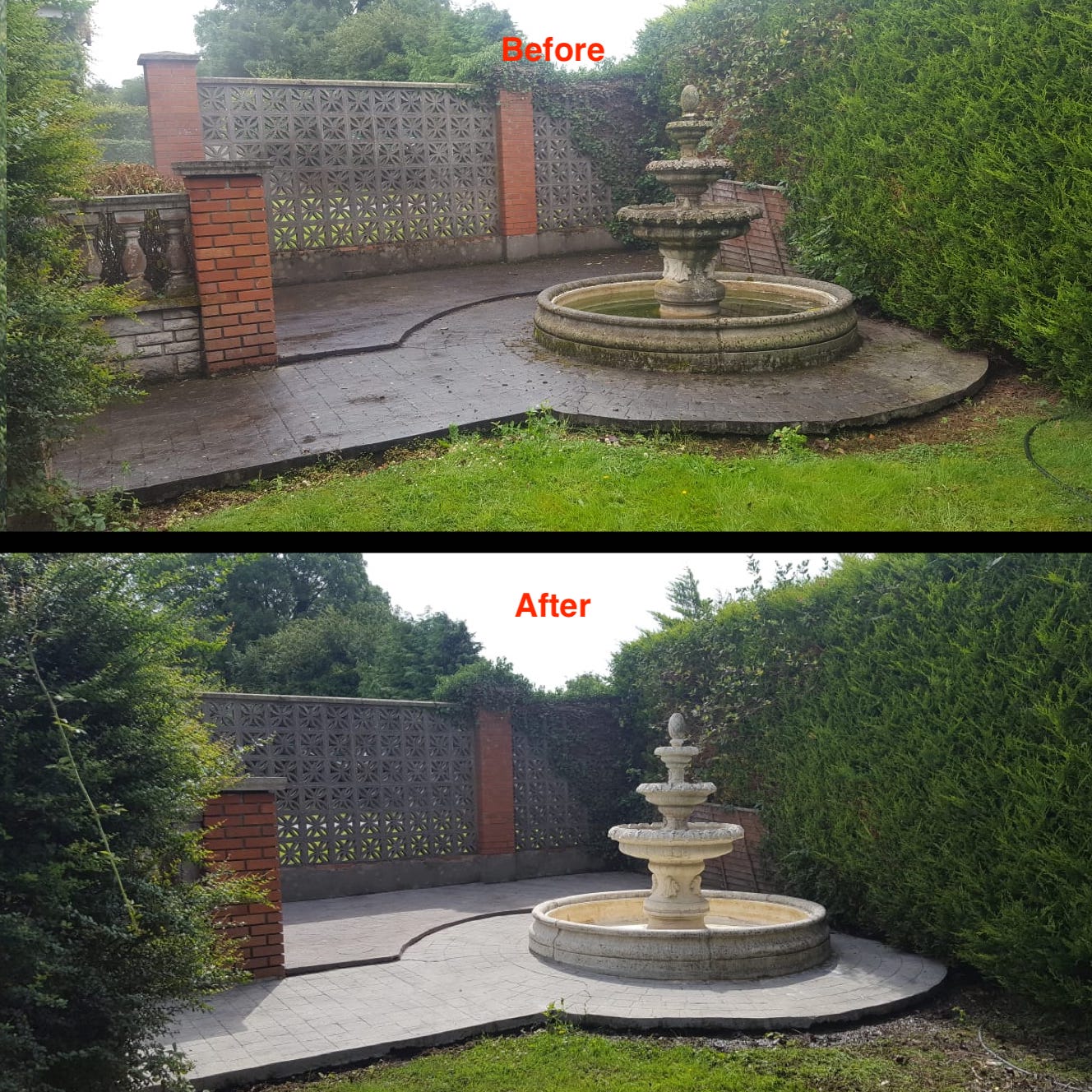 Patio pressure washing, Portlaoise